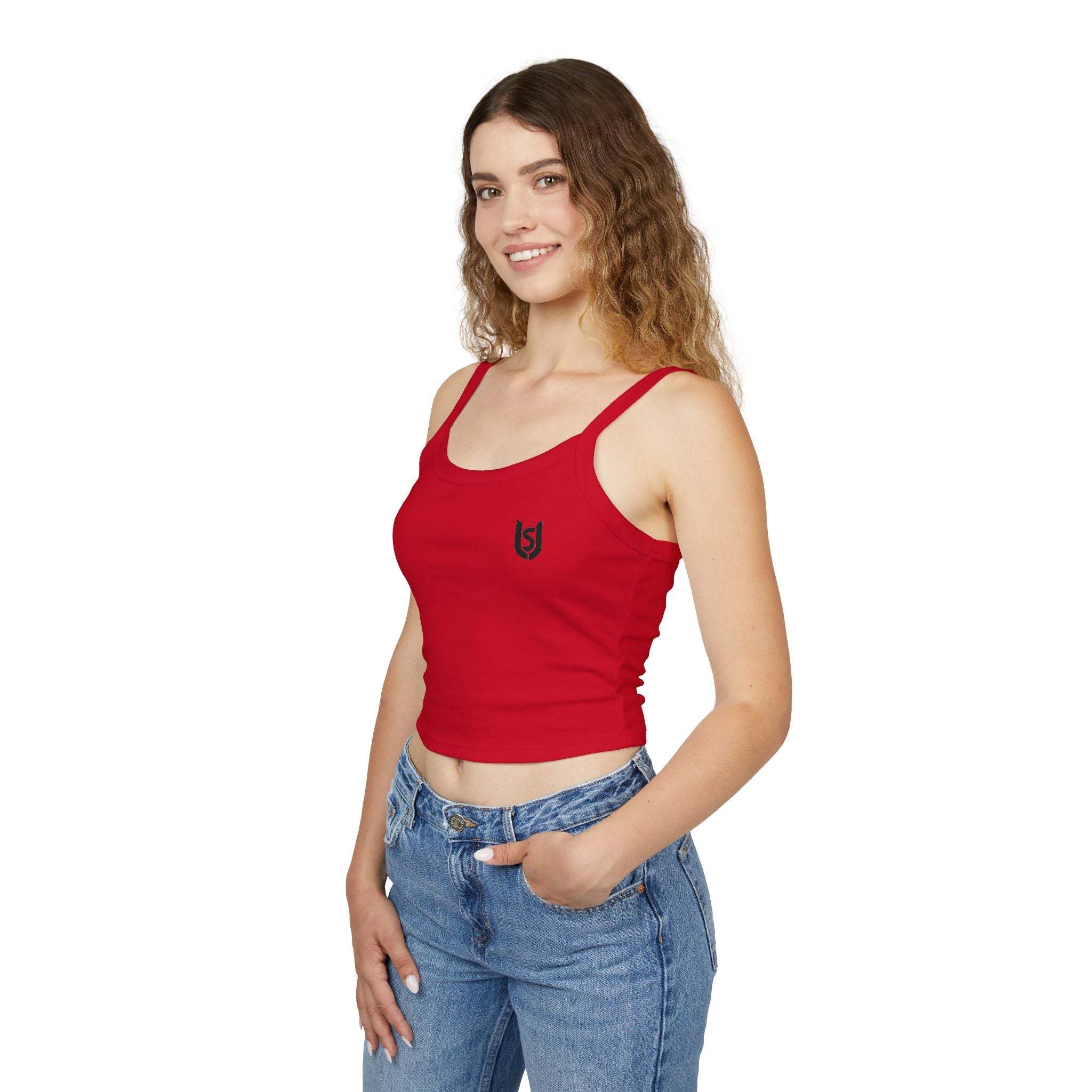 Unrestricted Spaghetti Strap Tank Top — Women's Relaxed Fit