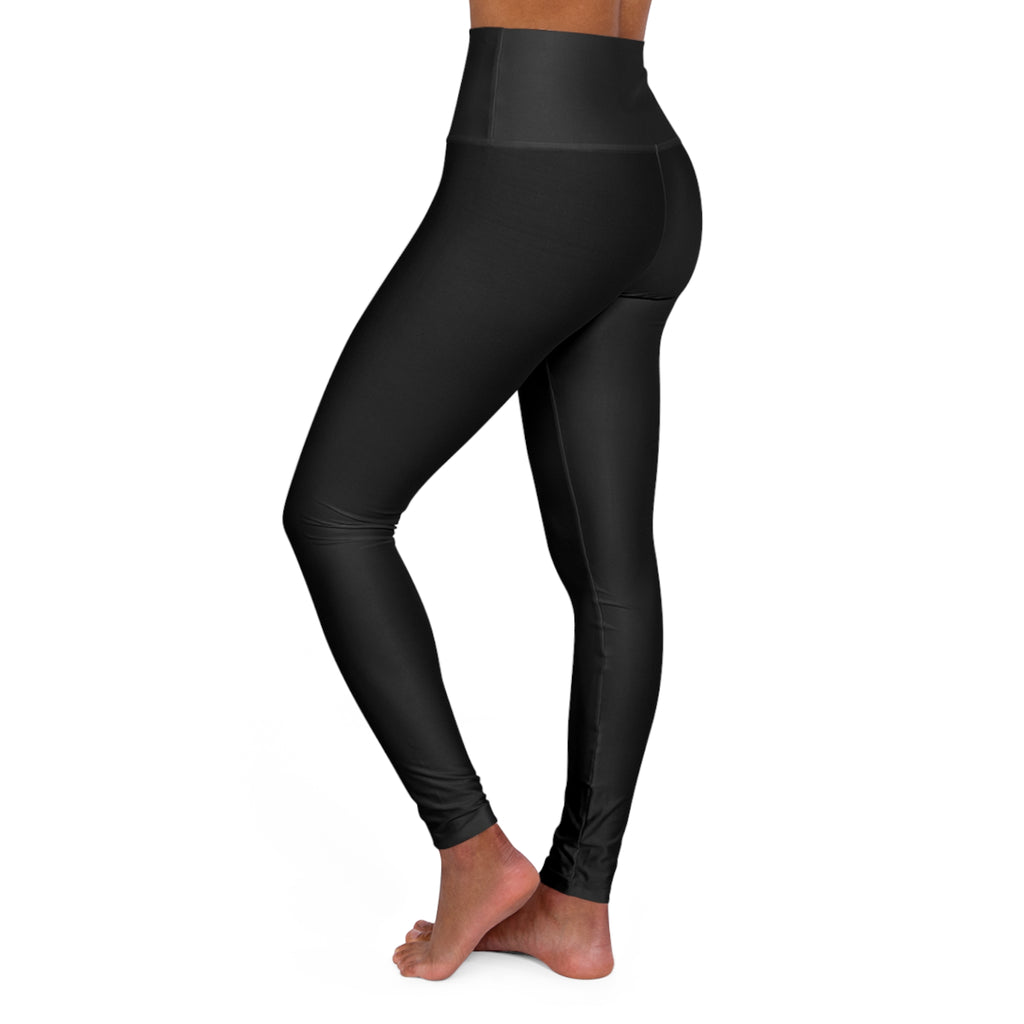 Unrestricted High-Waisted Yoga Leggings — Black Limitless Activewear