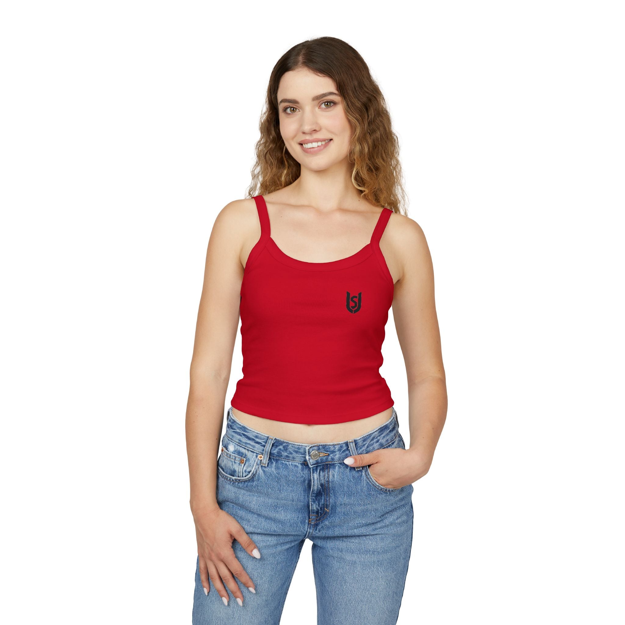 Unrestricted Spaghetti Strap Tank Top — Women's Relaxed Fit