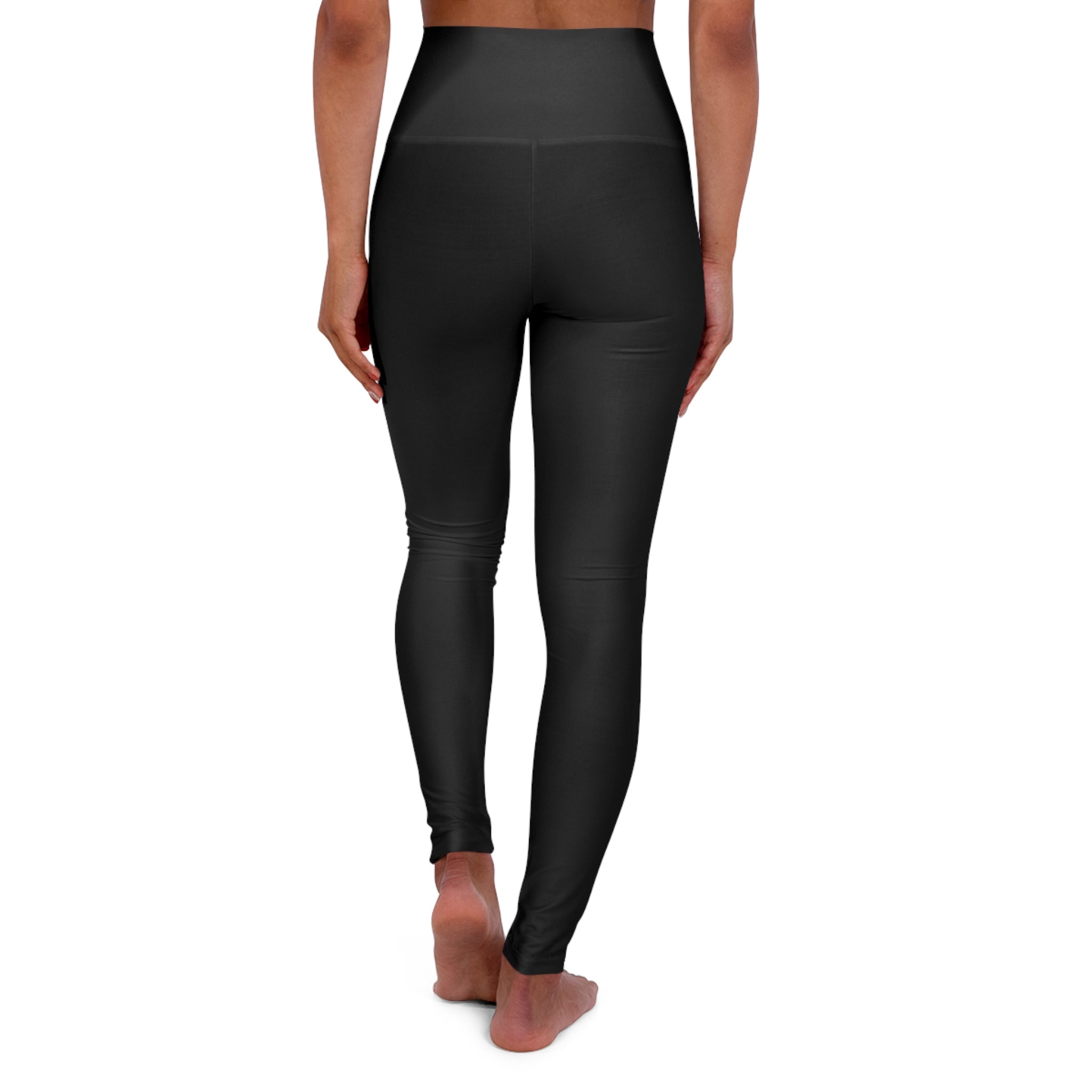 Unrestricted High-Waisted Yoga Leggings — Black Limitless Activewear