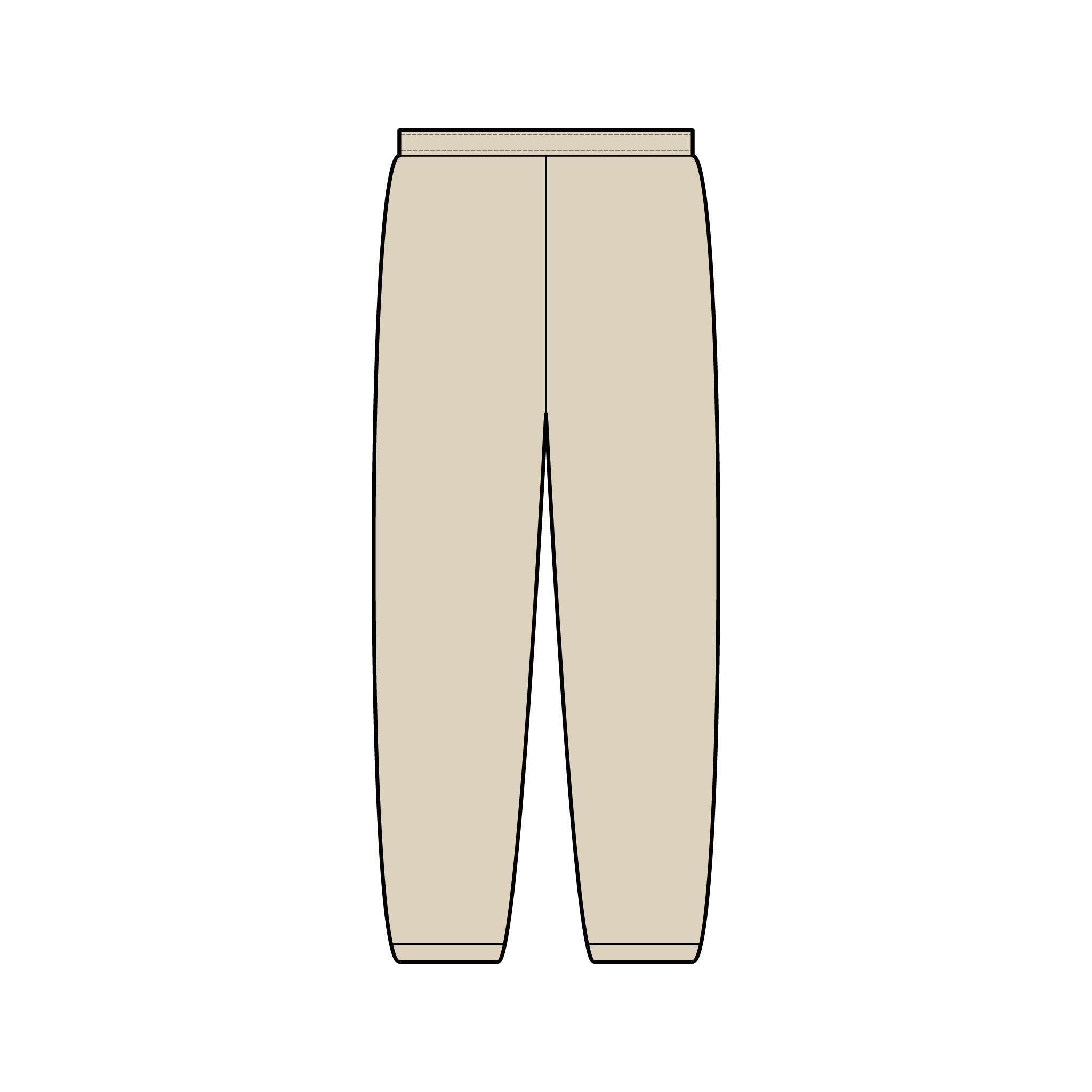 Black Casual Sweatpants