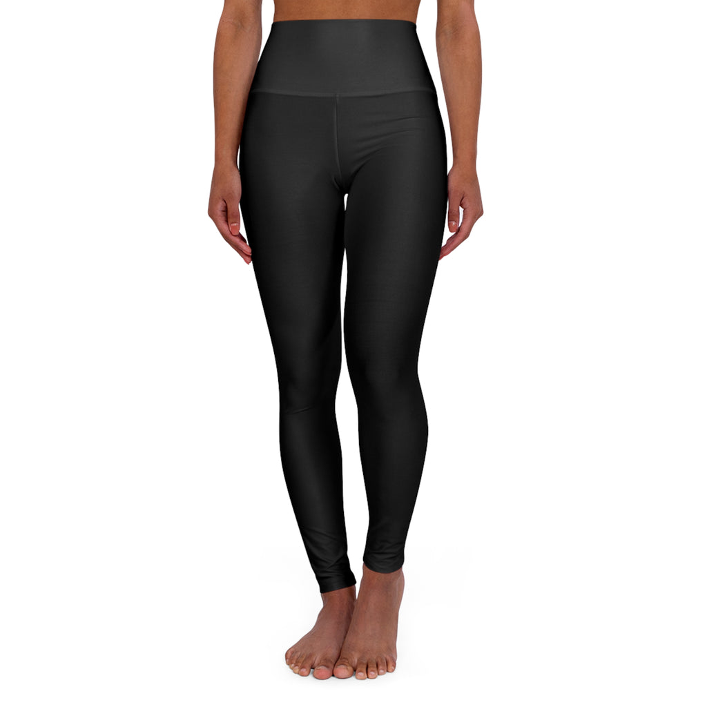 Unrestricted High-Waisted Yoga Leggings — Black Limitless Activewear