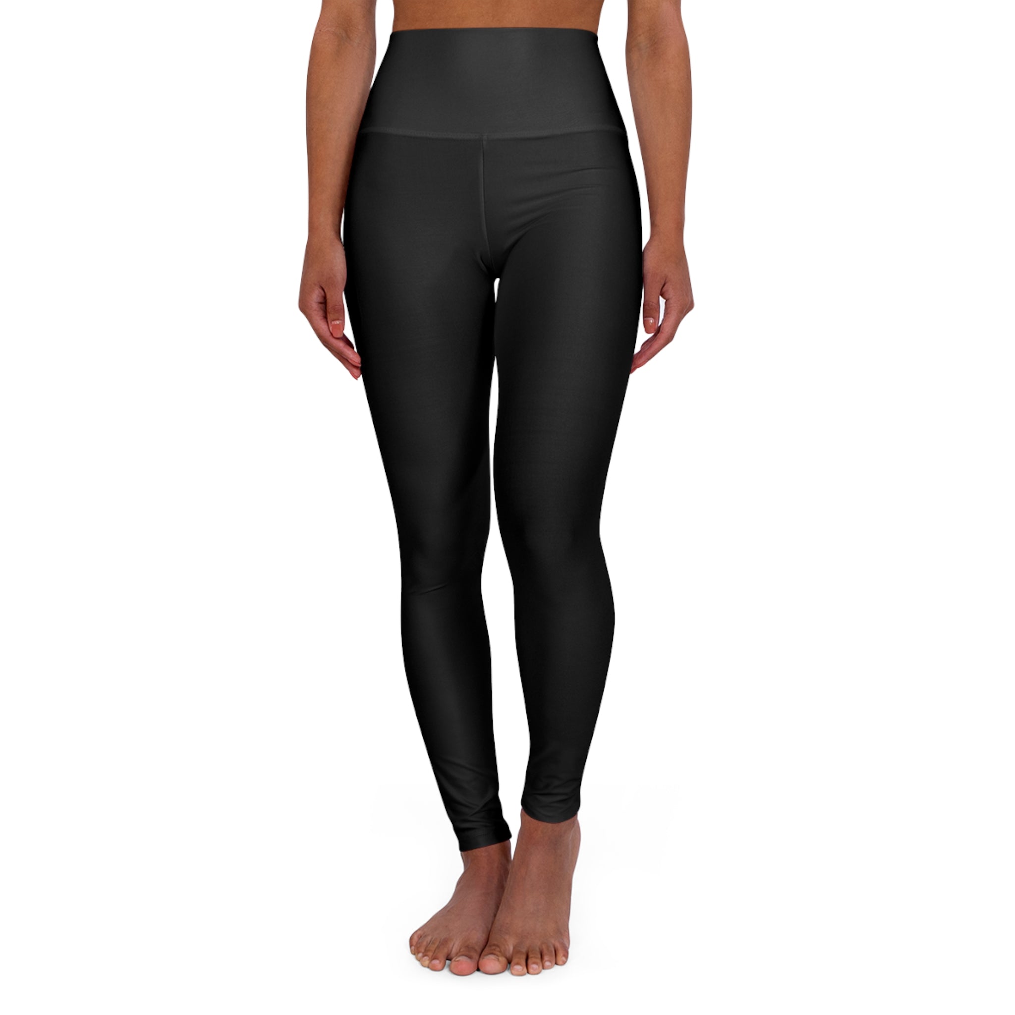 Unrestricted High-Waisted Yoga Leggings — Black Limitless Activewear