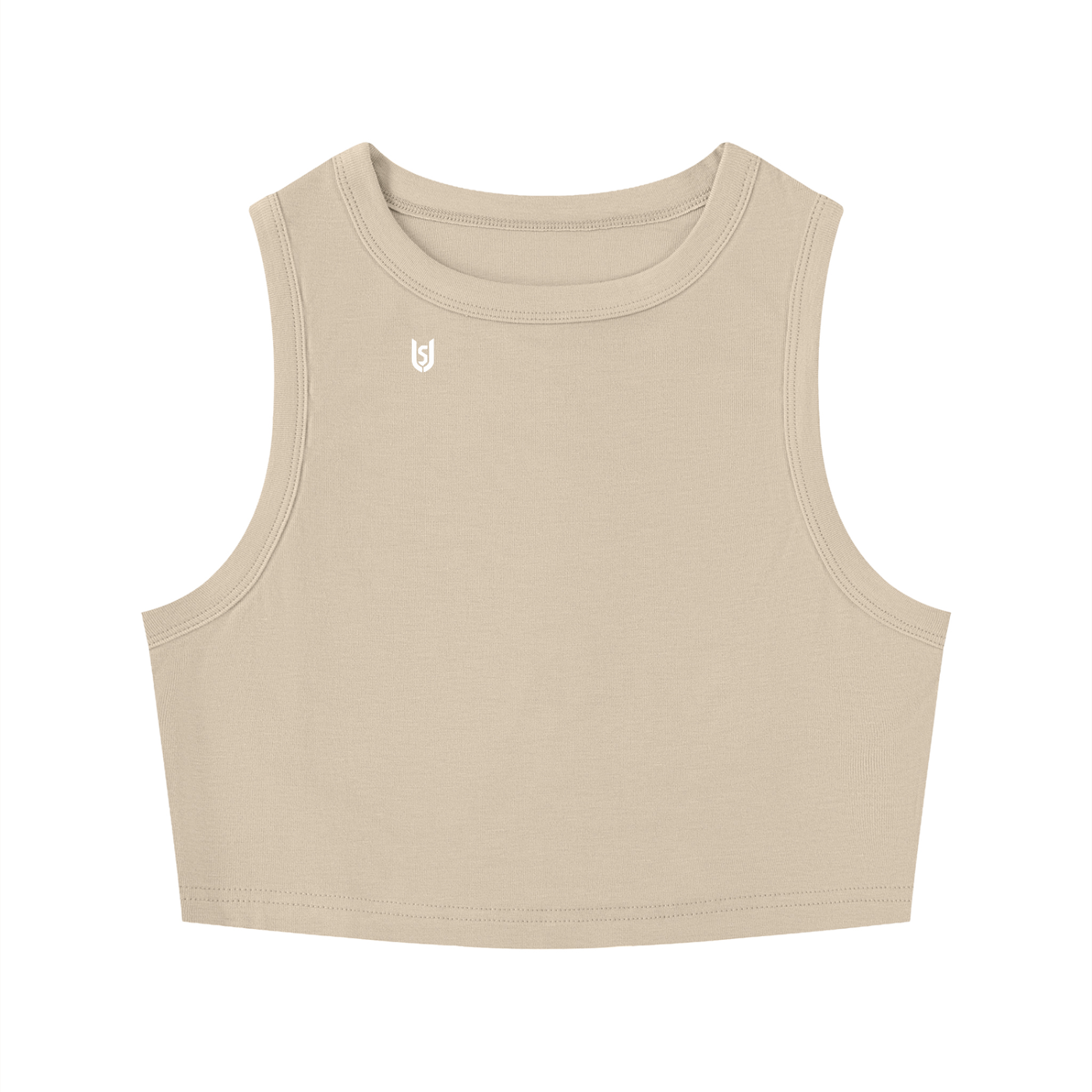 Women's Tight Crewneck Crop Tank Top