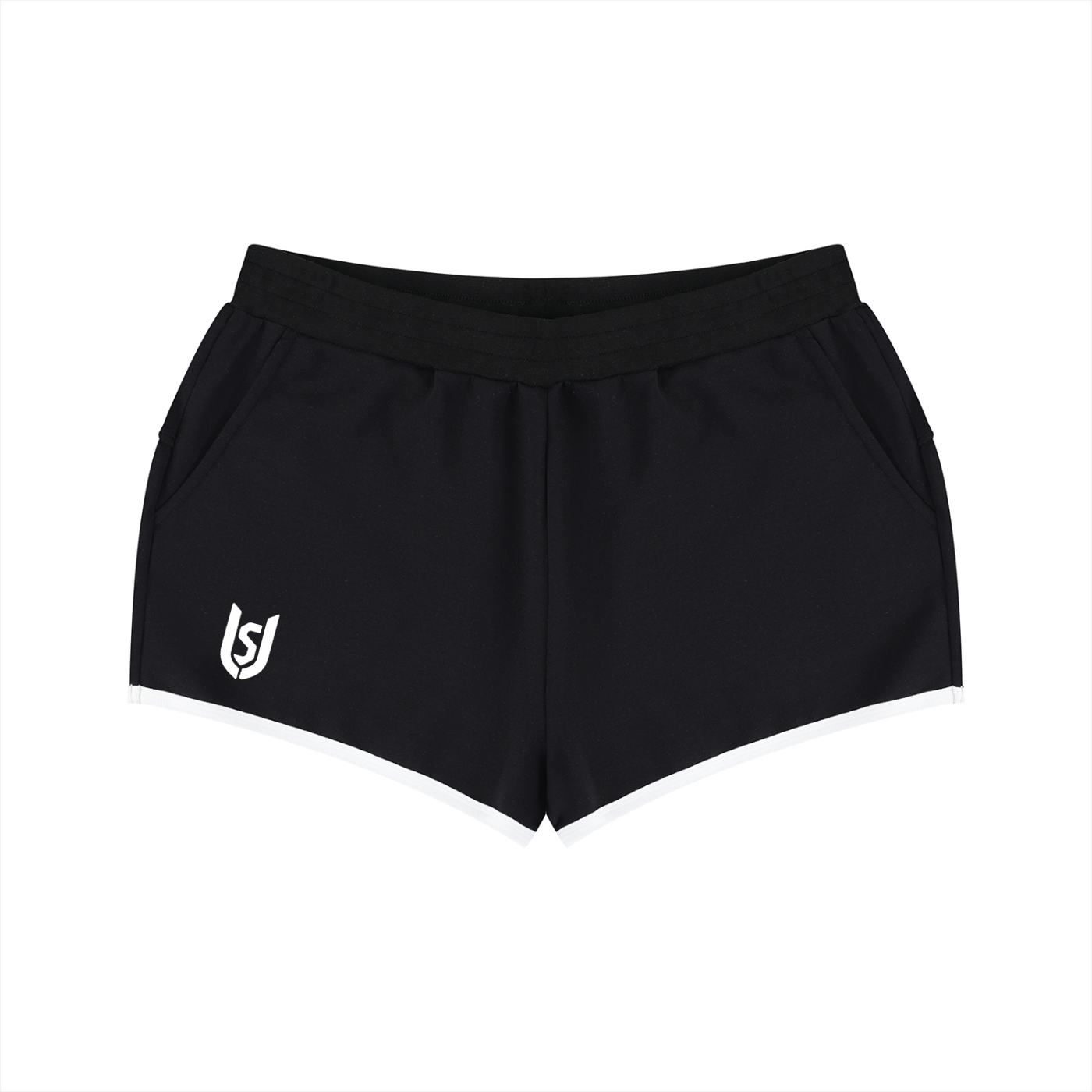 Limitless Retro Contrast Binding Shorts — 3" Stretch Blend