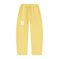 Unisex Vintage Wash Barrel Leg Fleece Sweatpants