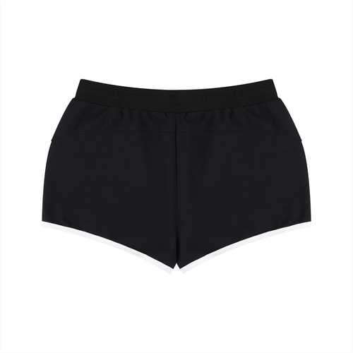 Limitless Retro Contrast Binding Shorts — 3" Stretch Blend