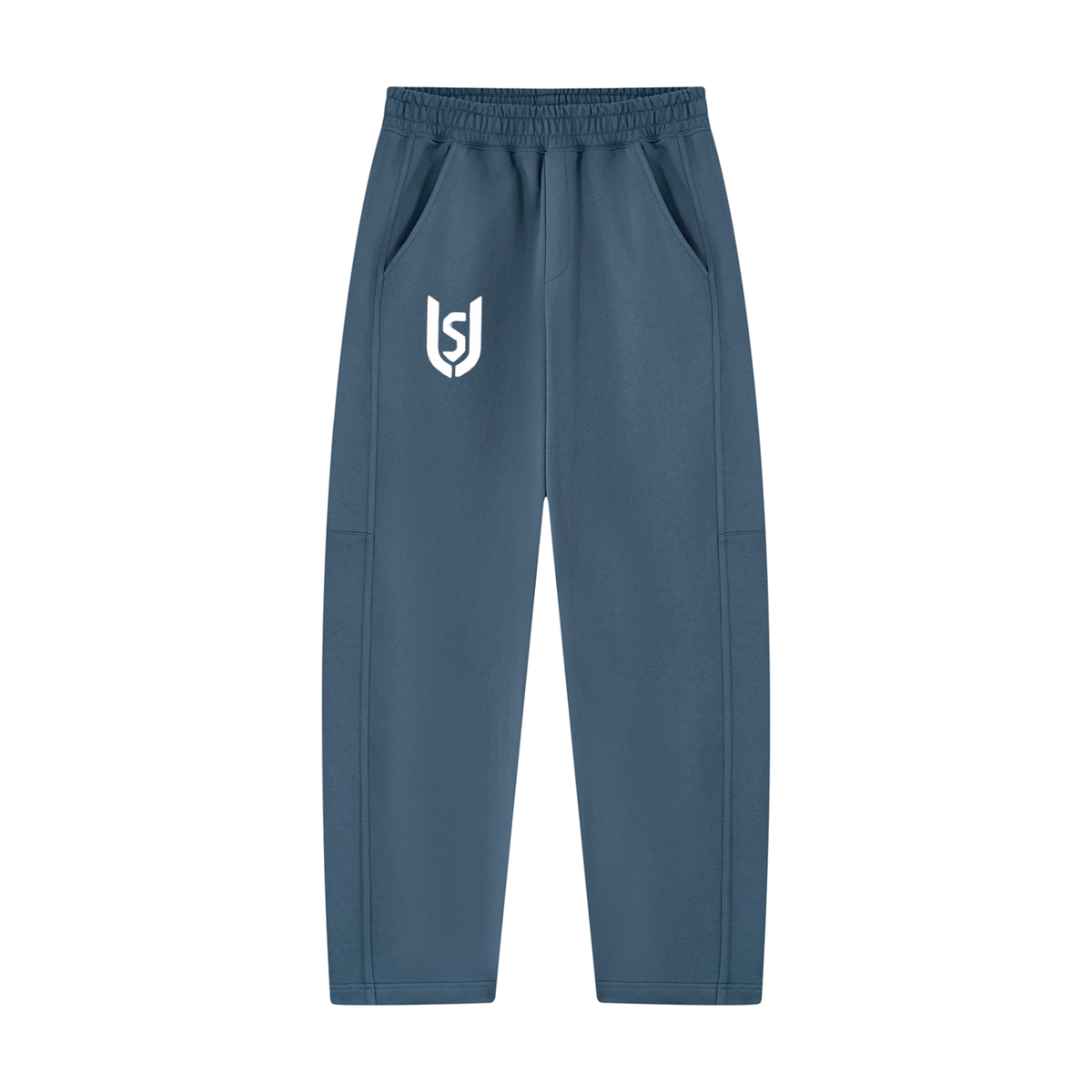 Unisex Tapered Straight Hem Sweatpants