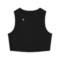 Women's Tight Crewneck Crop Tank Top