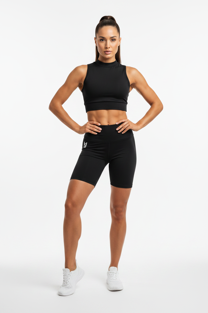 Unrestricted No-Limit Biker Shorts — 7" Cotton Spandex